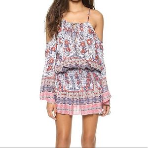 Blue life cold shoulder dress XS